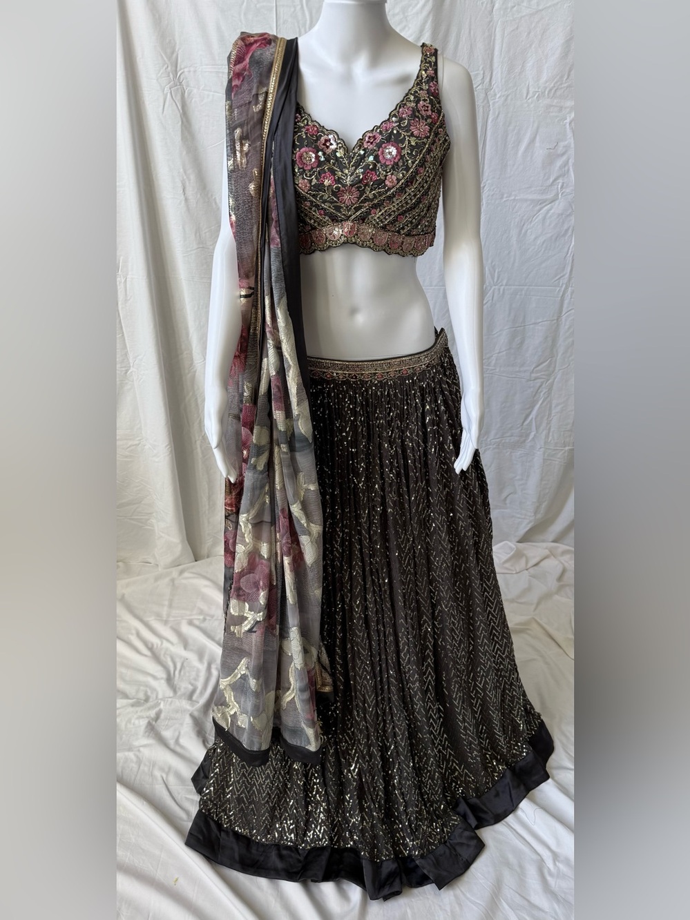 Indian bridal sangeet dress Lehenga